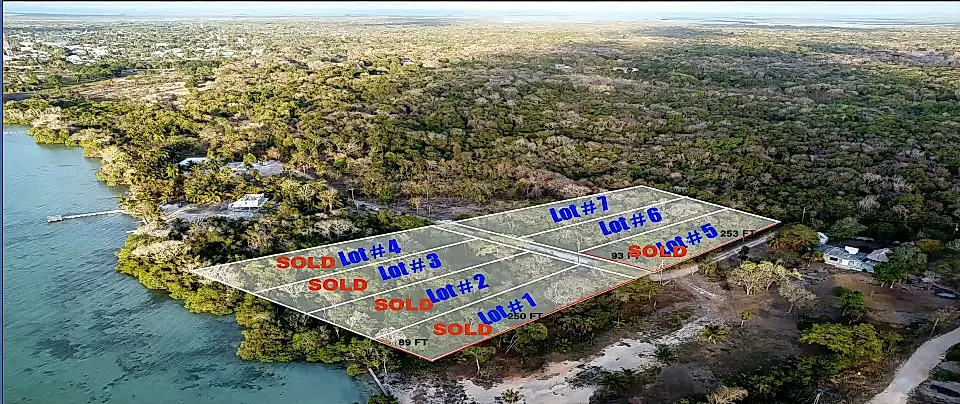 Waterfront Lots for Sale in Sarteneja Village, Corozal, Belize