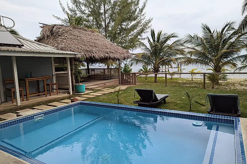 Beach Front Bungalow for Sale in Maya Beach, Stann Creek, Belize