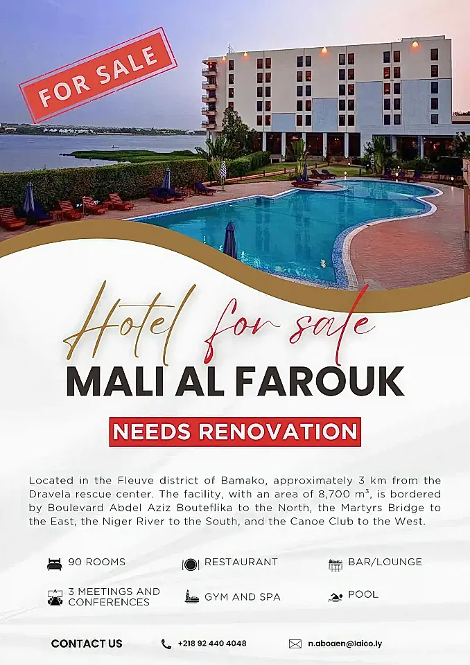 Hotel for Sale in Bamako, Mali