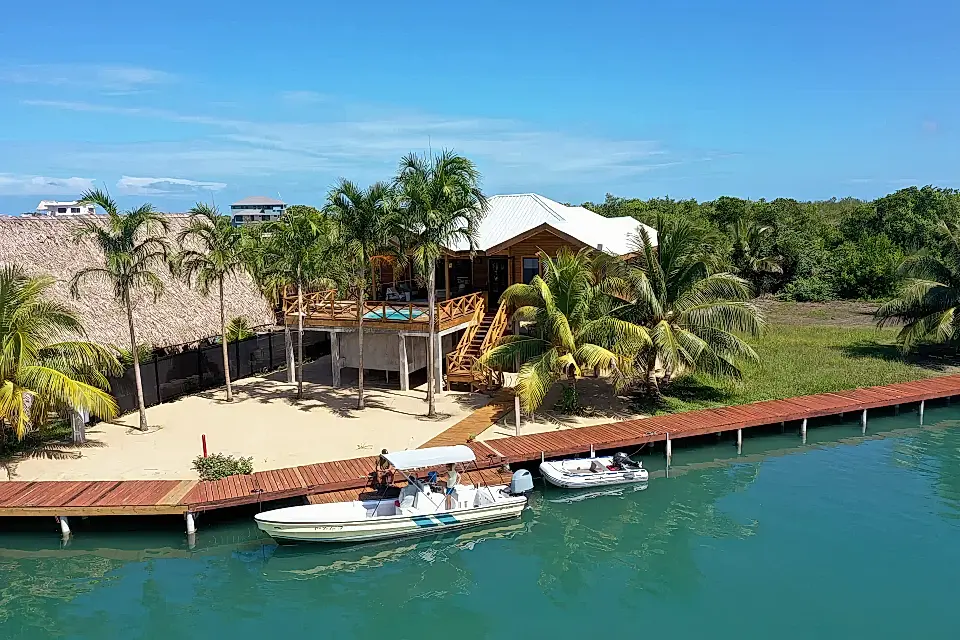 Waterfront Home for Sale in Placencia Caye, Stann Creek, Belize