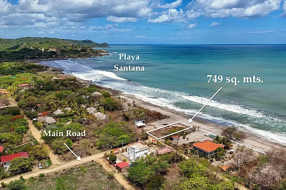 Oceanfront Surf Lot for Sale in Tola, Rivas, Nicaragua